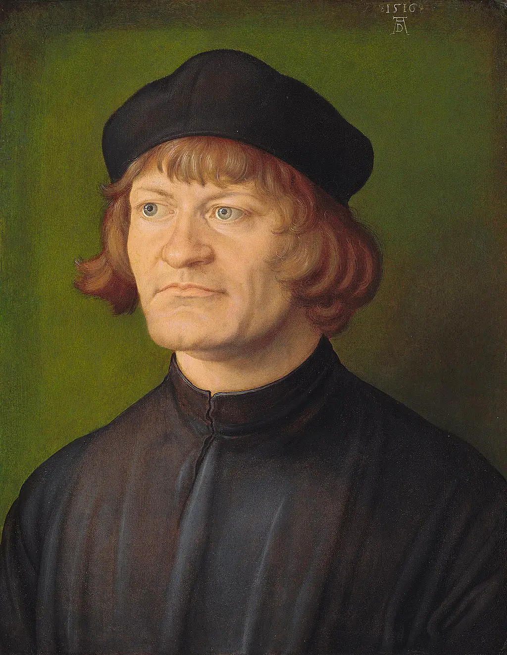 Portrait of a Clergyman in Detail Albrecht Durer